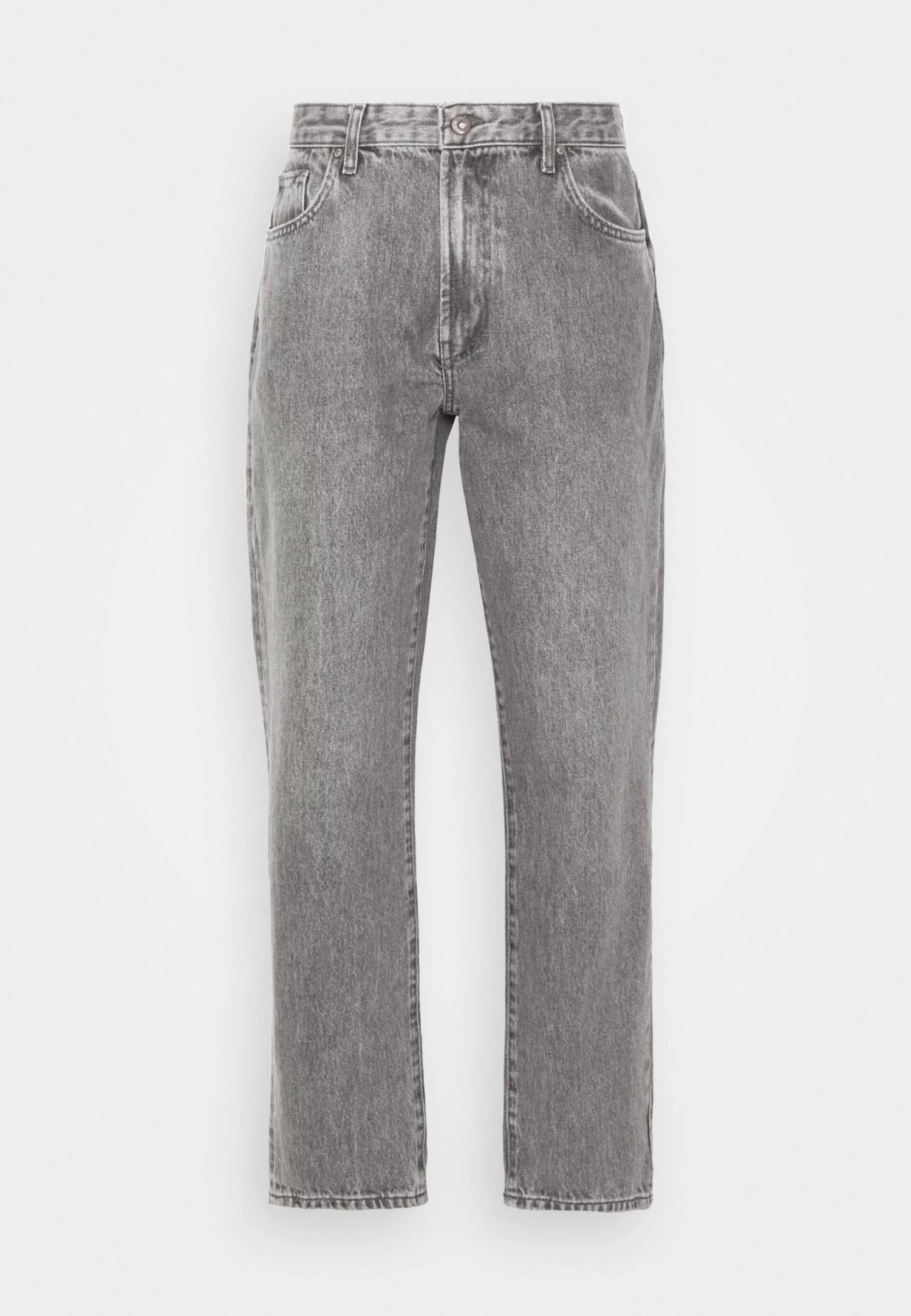 Pier One Mid Raise Straight Fit - Relaxed Fit Jeans - Grey Denim 4 Pier One Mid Raise Straight Fit - Relaxed Fit Jeans - Grey Denim - Afbeelding 4