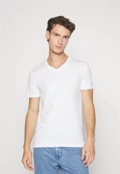 Pier One V Neck Bird Tonal 3 Pack - T-Shirt Basic - Light Brown/White/Dark Blue -Pier One Verkoopwinkel 1f5463f9c0604b97998b18e77595bc5f scaled