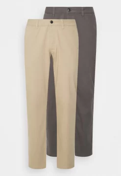Pier One 2 Pack - Chino - Dark Grey/Beige -Pier One Verkoopwinkel 3732d6804b77450d9a31204f549c6b48 scaled