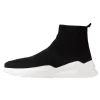 Pier One Sneakers Hoog - Black/White