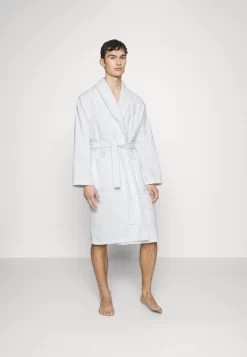 Pier One Shawl Towel Bathrobe - Badjas - White