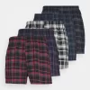 Pier One 5 Pack - Boxershort - Black /Dark Blue /Dark Green