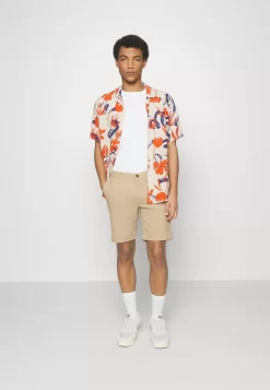 Pier One 2 Pack - Shorts - Tan/Black