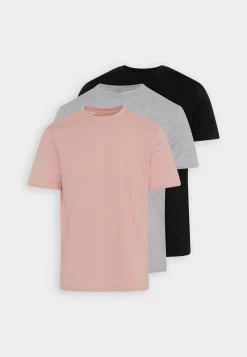 Pier One 3 Pack - T-Shirt Basic - Mottled Light Grey/Pink/Black -Pier One Verkoopwinkel 99867f7702c549b5b66de9a87bff9eae scaled