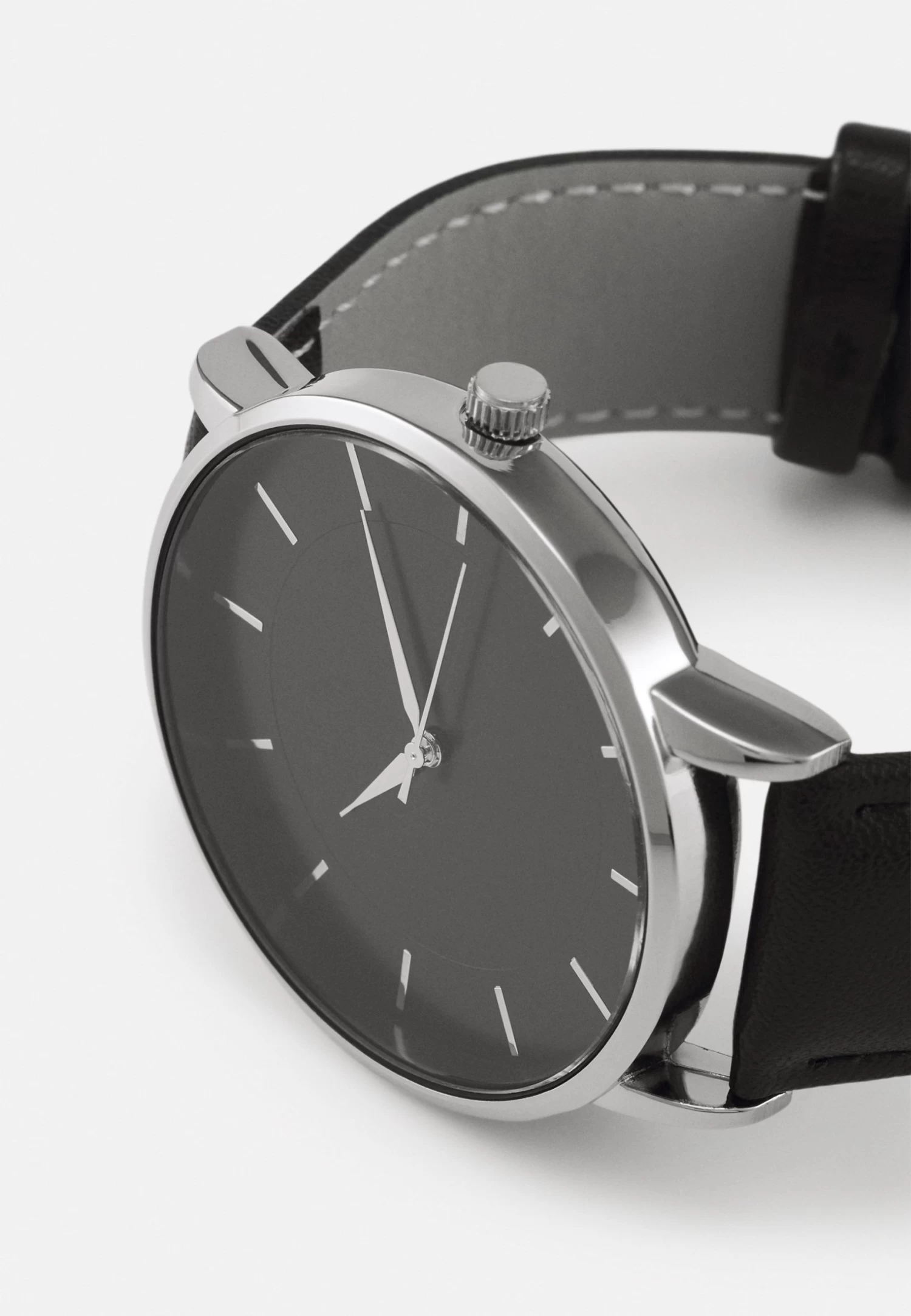 Pier One Horloge - Black/Silvercoloured 4 Pier One Horloge - Black/Silvercoloured - Afbeelding 4