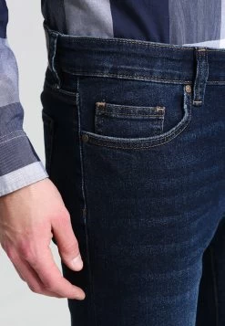 Pier One Basic - Straight Leg Jeans - Dark Blue Denim -Pier One Verkoopwinkel cab4c5a817d8404784a40aa6e7e7d551