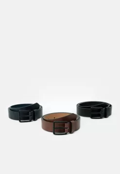 Pier One 3 Pack - Riem - Black - 802_Brown - 702_Dark Blue - 503