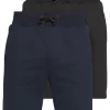 Pier One 2 Pack - Shorts - Dark Blue/Black