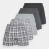 Pier One 5 Pack - Boxershort - Black/Grey/White